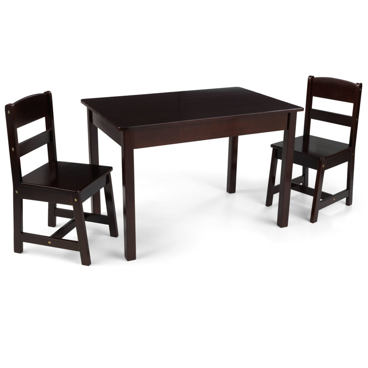 Kids shop table black